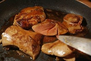 Foie frais poêlé